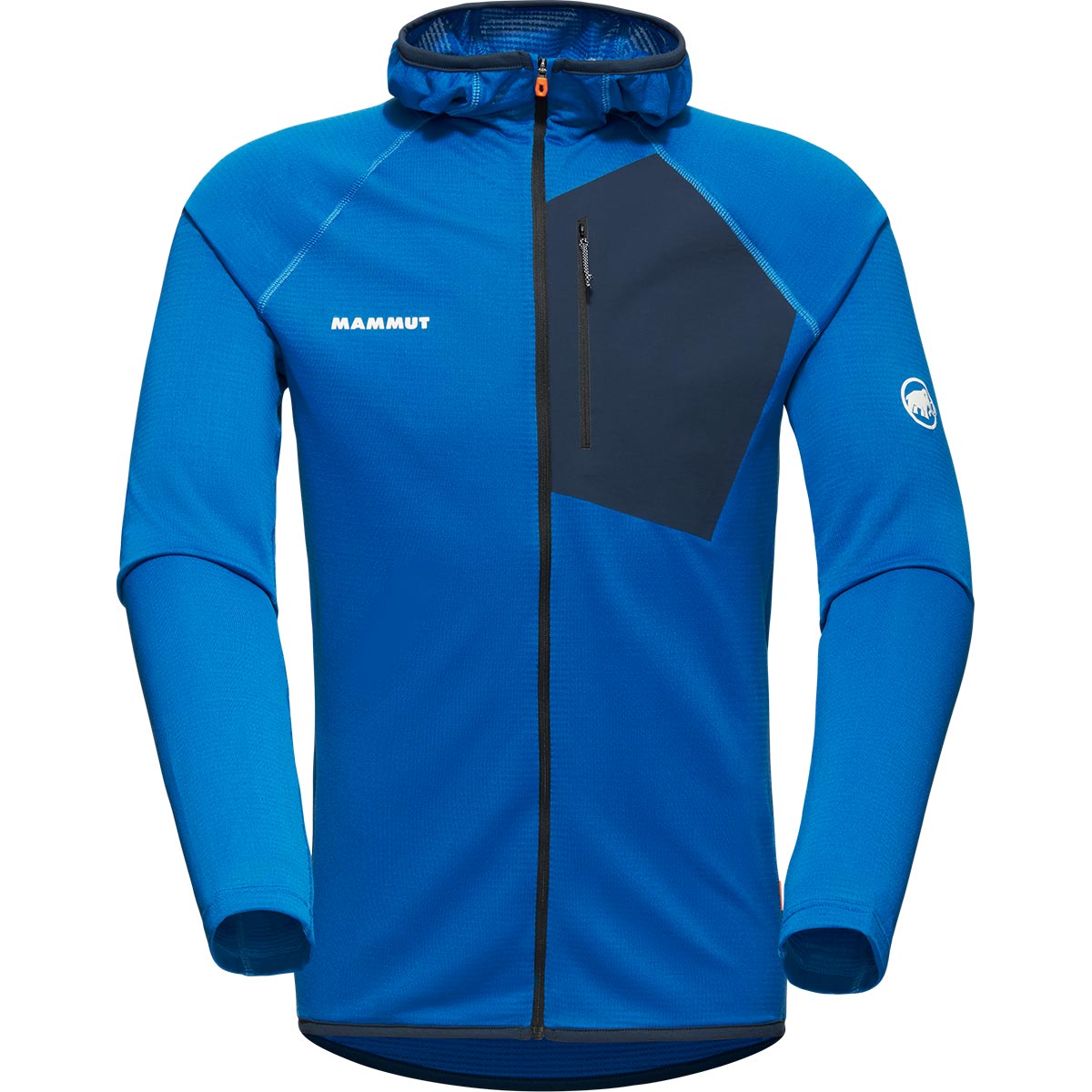 Mammut Men's Polar Hooded ML Fleece Mid-Layer Jacket - Orion Blue outlet