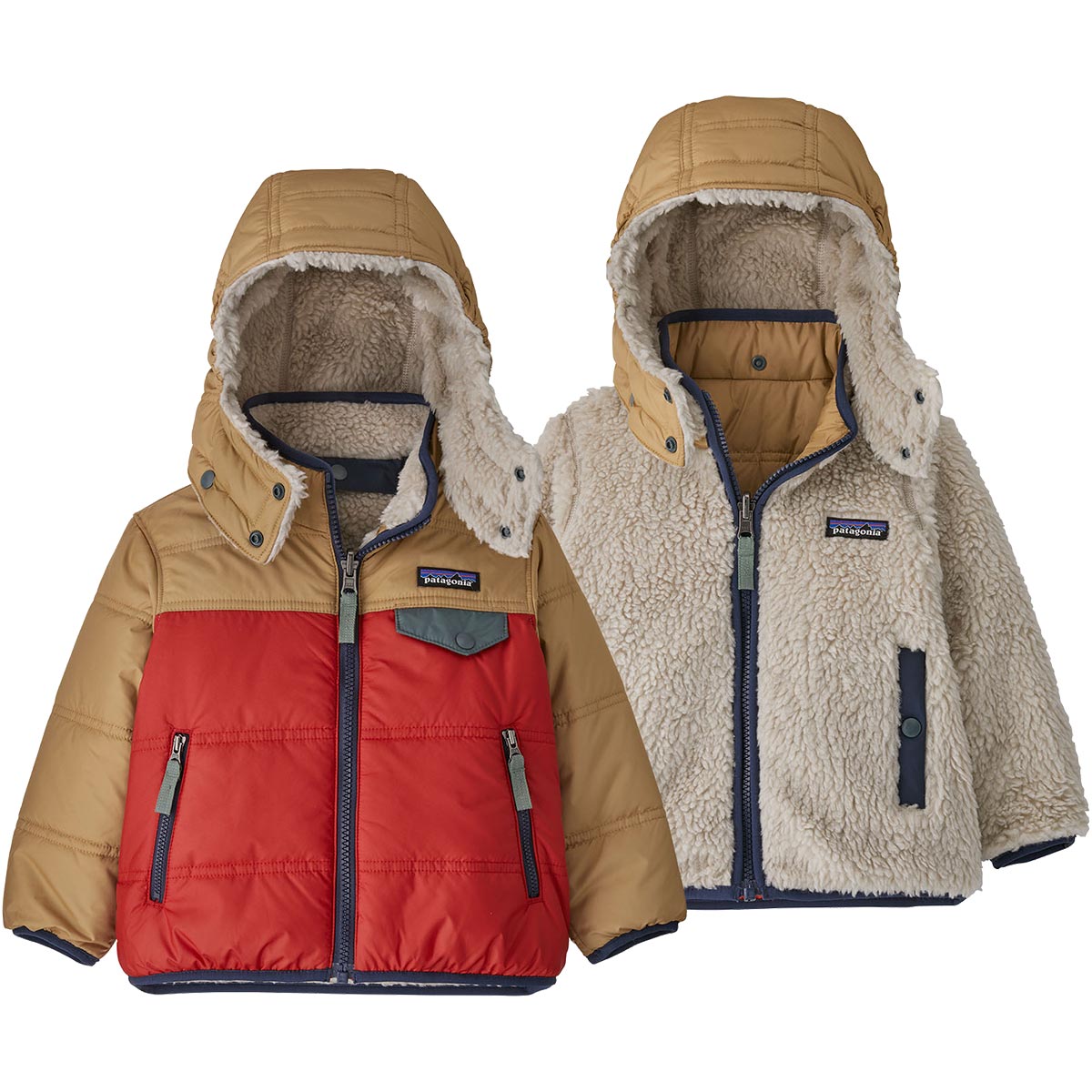 Patagonia Baby Reversible Tribbles Hoody Kinderjacke