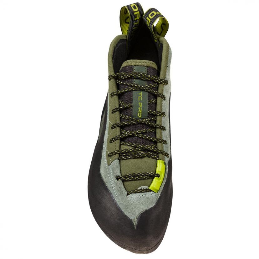 La Sportiva TC Pro Olive climbing shoes