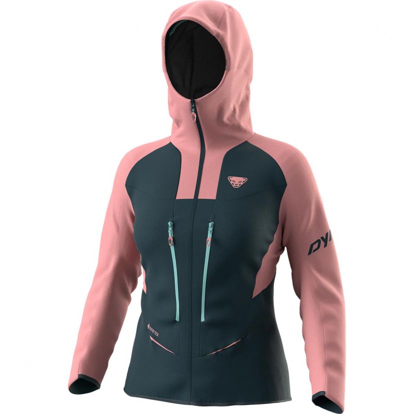 Dynafit TLT GORE-TEX Hooded Jacket Black Pink Women - S