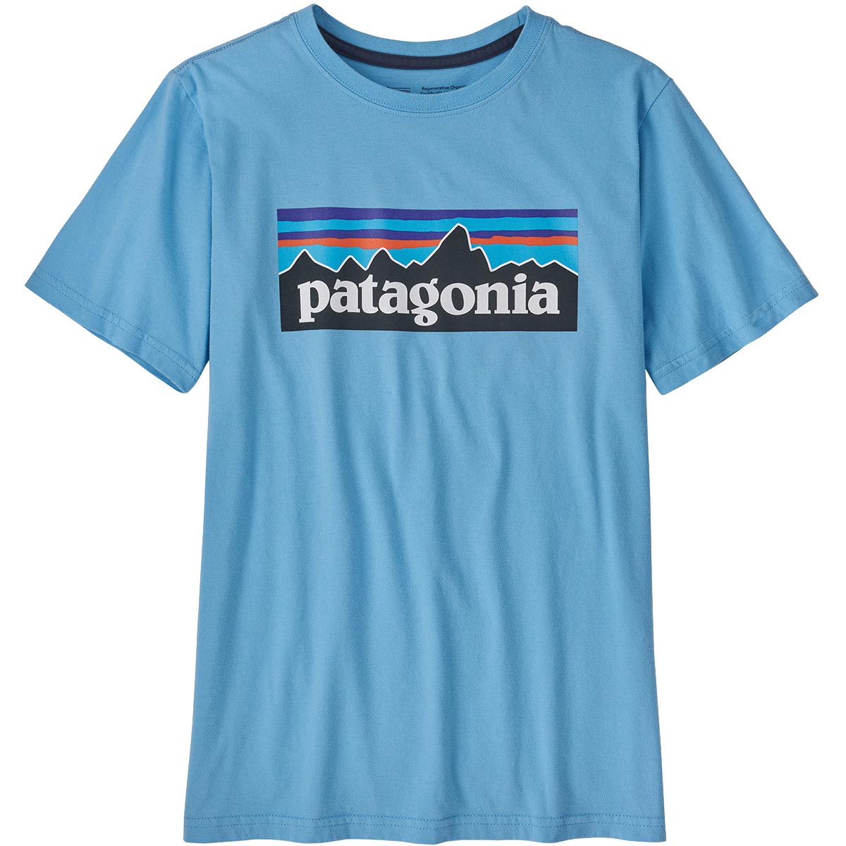 Patagonia Boys Regularenerative Organic Certified Cotton P 6 Logo kid s t shirts