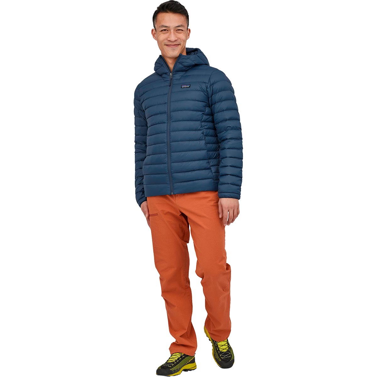 Men's down sweater hoody pullover deals