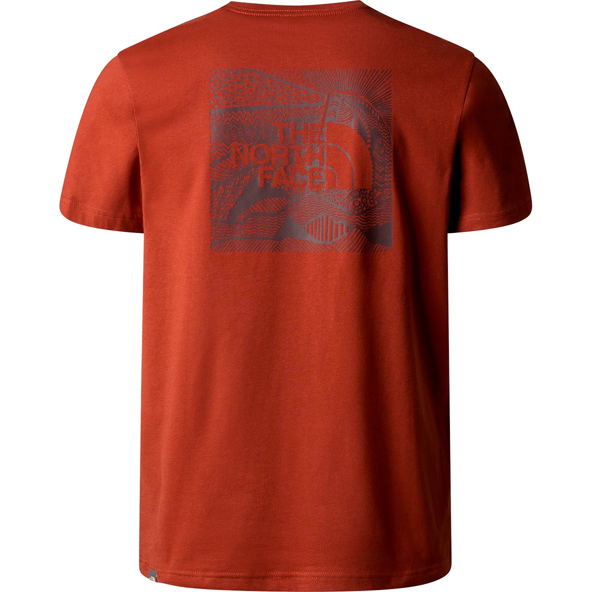 The north face red box tee hot sale