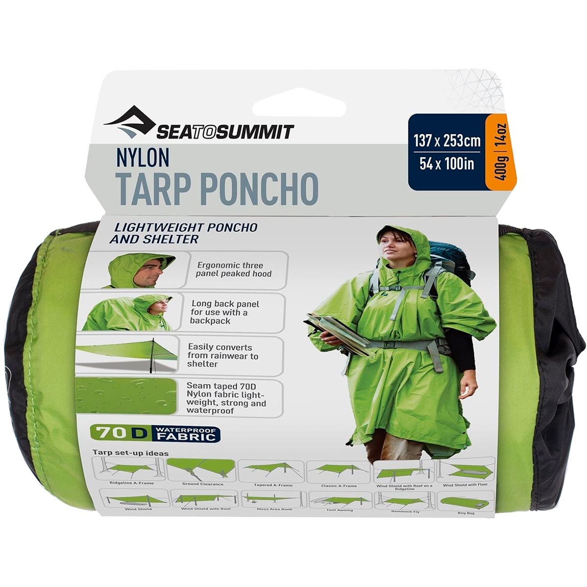 Nylon poncho waterproof deals