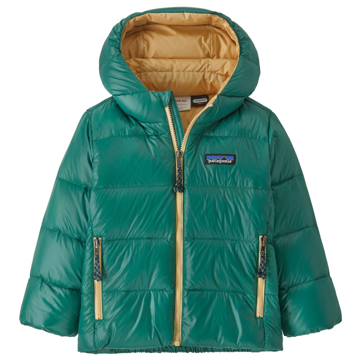 Patagonia Baby Hi Loft Down Sweater Hoody piumino bambino