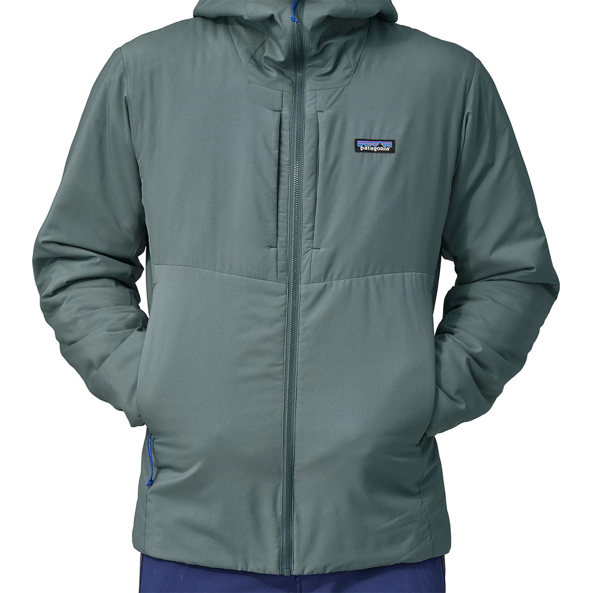 Patagonia mens nano air hoody newest grey orange